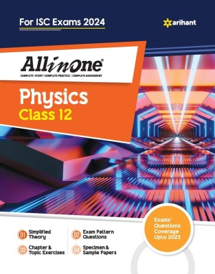 Arihant All In One Class 12th Physics for ISC Exam�2024 Fifth Edition(English, Paperback, Keshav Mohan)