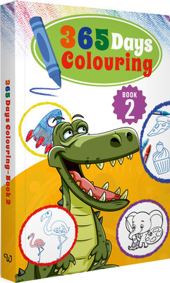 365 Days Colouring Book - 2(English, Hardcover, unknown)