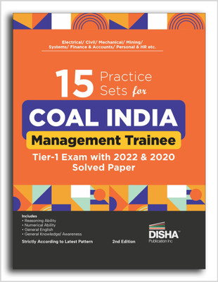 Coal India Management Trainee Tier I Exam 2020 - 18 Practice Sets with 3 Online Tests(English, Paperback, Disha Experts)