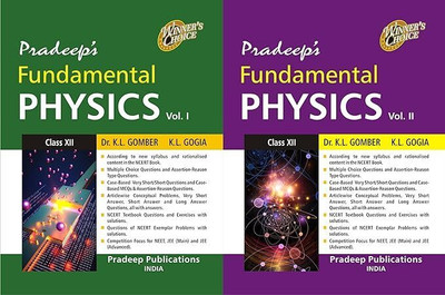 Pradeep's Fundamental Physics ( Vol.1 & 2 ) for Class 12 (Examination  - Pradeep's Fundamental Physics for Class 12 (Vol. 1 & 2)(English, Paperback, unknown)