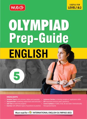 MTG Olympiad Prep-Guide Class 5 English (IEO) - Detailed Theory, Self Test with IEO Topicwise Previous Year Question Paper For SOF 2024-25 Exam(English, Paperback, MTG Editorial Board)