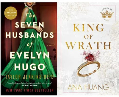 THE SEVEN HUSBANDS OF EVELYN HUGO + KING OF WRATH (2 BOOK COMBO)(Paperback, JMD BOOKS)