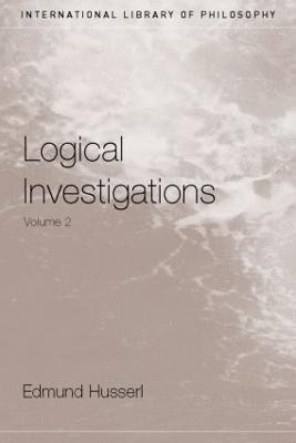 Logical Investigations Volume 2(English, Paperback, Husserl Edmund)