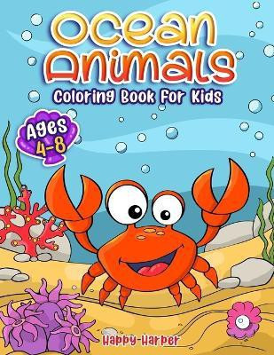 Ocean Animals Coloring Book(English, Paperback, Hall Harper)