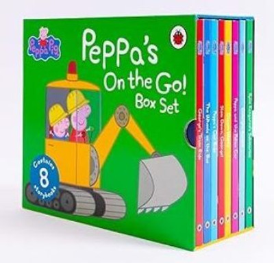 Peppa’s On The Go! Box Set (8 Books Box-Set)(Hardcover, Peppa Pig)