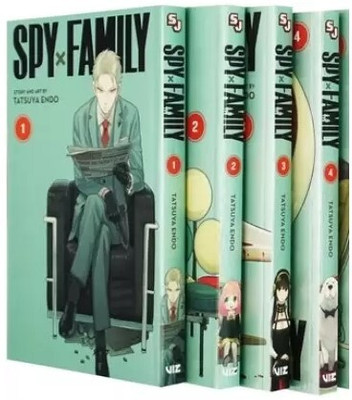 Spy X Family Volumes 1 - 4 Books Set Collection Set (Tatsuya Endo)(Paperback, Tatsuya Endo)