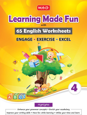 Learning Made Fun with 65 English Worksheets Class 4 (Edition2023)(English, Hardcover, unknown)