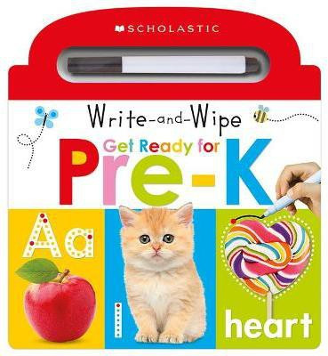 Write and Wipe Get Ready for Pre-K: Scholastic Early Learners (Write and Wipe)(English, Board book, Scholastic)