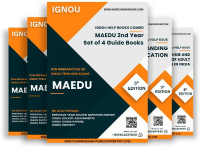 MA Education (MAEDU) 2nd Year IGNOU Study Material Combo (Set of 4 IGNOU Guide Books including MES 101, MES 102, MES 103 & MES 104) (Higher Education) with Latest Solved PYQs & Chapter-Wise Questions - Get the PDF of this book at Rs. 99, WhatsApp us at +919354637830, or visit our website shrichakra MA Education (MAEDU) 2nd Year IGNOU Study Material Combo (Set of 4 IGNOU Guide Books including MES 101, MES 102, MES 103 & MES 104) (Higher Education) with Latest Solved PYQs & Chapter-Wise Questions - Get the PDF of this book at Rs. 99, WhatsApp us at +919354637830, or visit our website shrichakra