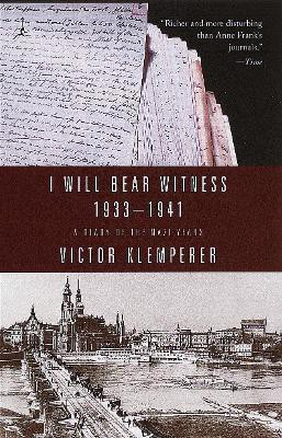 I Will Bear Witness, Volume 1(English, Paperback, Klemperer Victor)