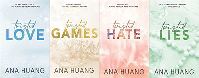 TWISTED SERIES BY ANA HUANG [ALL 4 BOOKS COMBO] LOVE + GAMES + HATE + LIES(Paperback, Ana Huang)