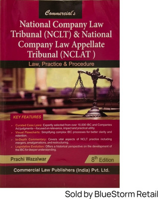 National Company Law Tribunal (NCLT) and National Company Law Appellate Tribunal (NCLAT) | Commercial Law Publishers (India) Pvt. Ltd.(Paperback, Prachi Wazalwar)