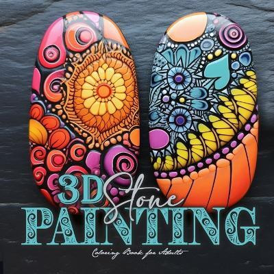 3D Stone Painting Coloring Book for Adults(English, Paperback, Publishing Monsoon)