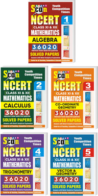 Smart Scan NCERT Class XI & XII Mathematics Volume-1 Algebra, Volume-2 Calculus, Volume-3 Co-Ordinate Geometry, Volume-4 Trigonometry, Volume-5 Vector & Geometry Previous Year Solved Papers 36020  - NCERT BOOK MATHEMATICS with 4 Disc(2, YCT)