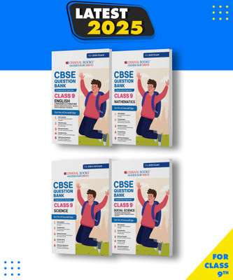 Oswaal Cbse Question Bank Class 9 English, Math, Science & Social Science (for 2025 Exam)(English, Paperback, Jain P.)