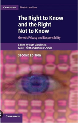 The Right to Know and the Right Not to Know(English, Electronic book text, unknown)