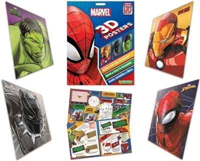 Marvel: 3D Posters(English, Paperback, Marvel Entertainment International Ltd)