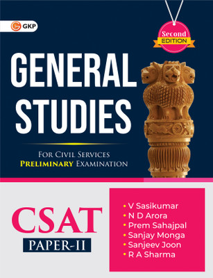 GKP UPSC Preliminary 2024 : General Studies Paper II Guide for CSAT - Civil Services Aptitude Test (Includes Solved Papers 2011 - 2023) (2nd Edition)(Paperback, G.K. Publications (P) Ltd.) GKP UPSC Preliminary 2024 : General Studies Paper II Guide for CSAT - Civil Services Aptitude Test (Includes Solved Papers 2011 - 2023) (2nd Edition)(Paperback, G.K. Publications (P) Ltd.)