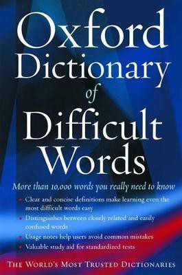 The Oxford Dictionary of Difficult Words(English, Paperback, unknown)