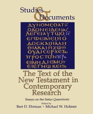 The Text of the New Testament in Contemporary Research(English, Paperback, unknown)