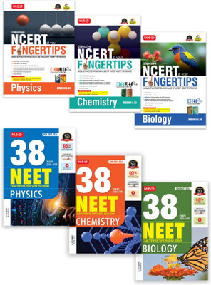 MTG Objective NCERT at your FINGERTIPS & NEET 38 Years PYQ Chapterwise Topicwise Solutions Physics, Chemistry & Biology (Set of 6) - NCERT NEET Books For 2025-2026 Exam (Based on NCERT Latest Pattern)(Paperback, MTG Editorial Board) MTG Objective NCERT at your FINGERTIPS & NEET 38 Years PYQ Chapterwise Topicwise Solutions Physics, Chemistry & Biology (Set of 6) - NCERT NEET Books For 2025-2026 Exam (Based on NCERT Latest Pattern)(Paperback, MTG Editorial Board)