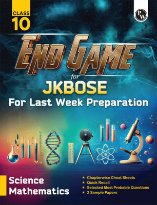 Pw End Game for Jkbose Class 10 Mathematics and Science(English, Paperback, unknown)