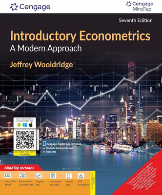 Introductory Econometrics: A Modern Approach with MindTap, 7th Edition Paperback – 7 January 2022(Paperback, Jeffrey Wooldridge)