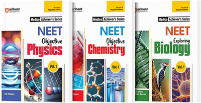 Arihant Medico Achiever's Series I Objective Revised books for NEET 2025 I Physics, Chemistry,Biology Volume II: Modular Theory & Exercises in Sync With PYQ(Paperback, DC Pandey, Sanjay Sharma, Sudhakar Banerjee, Dr. RK Gupta,) Arihant Medico Achiever's Series I Objective Revised books for NEET 2025 I Physics, Chemistry,Biology Volume II: Modular Theory & Exercises in Sync With PYQ(Paperback, DC Pandey, Sanjay Sharma, Sudhakar Banerjee, Dr. RK Gupta,)