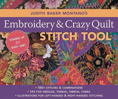 Judith Baker Montano's Embroidery & Crazy Quilting Stitch Tool(English, Spiral bound, Montano Judith)