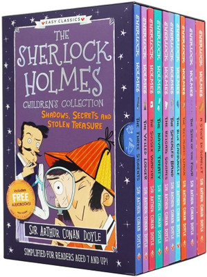 The Sherlock Holmes Children's Collection: (Series 1) Shadows, Secrets and Stolen Treasure (Easy Classics): 10 Book Box Set(Paperback, Sweet Cherry Publishing)