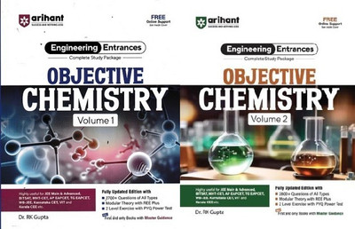 Objective Chemistry JEE (Vol.1 &Vol.2 )for Exam 2025-26 | Complete Study Package for JEE Main & Advanced, BITSAT, CET, VIT, NEET & Other Engineering Entrances(Paperback, Dr. R K Gupta) Objective Chemistry JEE (Vol.1 &Vol.2 )for Exam 2025-26 | Complete Study Package for JEE Main & Advanced, BITSAT, CET, VIT, NEET & Other Engineering Entrances(Paperback, Dr. R K Gupta)