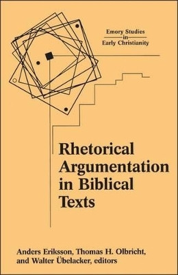 Rhetorical Argumentation in Biblical Texts(English, Paperback, unknown)