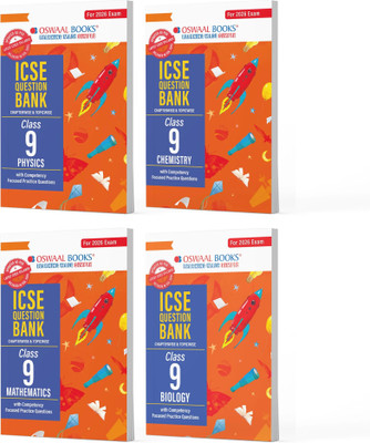 ICSE Question Banks Class 9 Physics Chemistry Maths Biology 4 Books For 2026 Exam(Paperback, Oswaal Editorial Board)
