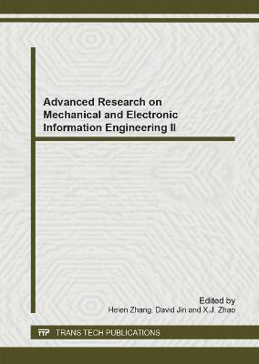 Advanced Research on Mechanical and Electronic Information Engineering II(English, Paperback, unknown)
