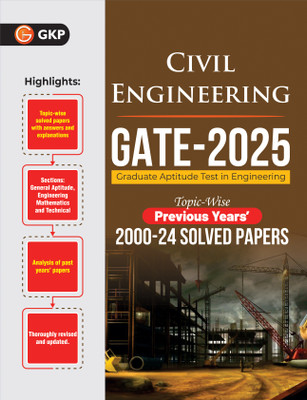 Gate 2025 - Civil Engineering - 25 Years Topic Wise Previous Solved Pa(English, Paperback, unknown)