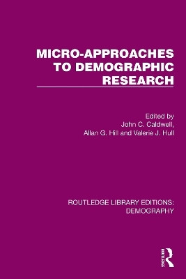 Micro-Approaches to Demographic Research(English, Paperback, unknown)