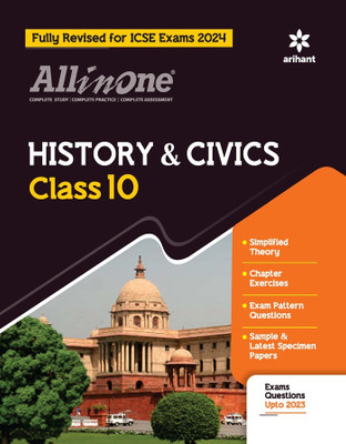 Arihant All In One Class 10th History & Civics for ICSE�Exam�2024 Fifth Edition(English, Paperback, Kamlesh Kumar Prasad)