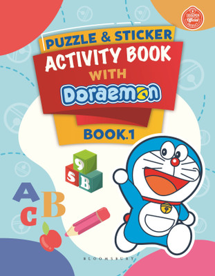 Puzzle & Sticker With Doraemon Activity Book 1(English, Paperback, Bloomsbury India)
