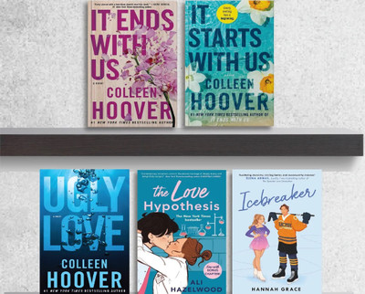 It ends with us + It starts with us + Ugly love + The Love hypothesis + Icebreaker (4 Book Combo)(Paperback, JMD BOOKS) It ends with us + It starts with us + Ugly love + The Love hypothesis + Icebreaker (4 Book Combo)(Paperback, JMD BOOKS)