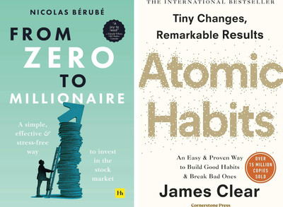 From zero to millionare + Atomic habits ( 2 best combo book )(Paperback, james clear + nicolas berube)