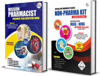 Mission Pharmacist and Non-Pharma Kit Combo for the Government Pharmacist Exam Preparation(Paperback, Pharmacy India)