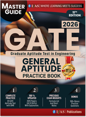 GATE General Aptitude 2026  - Master Guide Book | Includes Theory, 500+ Practice Questions, 20 Model Test Papers & Updated GATE PYQ | Best Book for GATE Aptitude and Reasoning in India | IFAS Publications(Paperback, IFAS Publications)