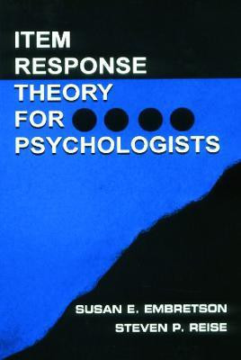 Item Response Theory for Psychologists(English, Paperback, Embretson Susan E.)