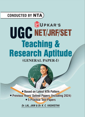 U. G. C. - Net/Jrf/Set Teaching & Research Aptitude (general Paper-I)(English, Paperback, Jain Lal)