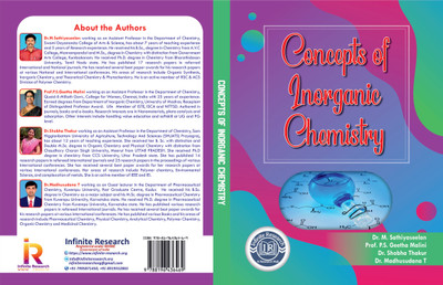 Concepts of Inorganic Chemistry(Infinite Research, Dr. M. Sathiyaseelan Prof. P.S. Geetha Malini Dr. Shobha Thakur Dr. Madhusudana T)