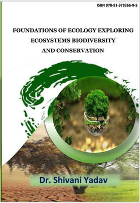 FOUNDATIONS OF ECOLOGY EXPLORING 
ECOSYSTEMS BIODIVERSITY 
AND CONSERVATION(BOOK, DR SHIVANI YADAV)