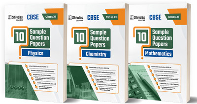 Shivdas CBSE Class 11 Science Stream (Pack of 3) Physics Chemistry Mathematics Sample Papers for 2024 Exams based on NCERT Rationalised Syllabus (Includes Competency Questions) | 2023-24 Edition(Paperback, Shivdas Editorial) Shivdas CBSE Class 11 Science Stream (Pack of 3) Physics Chemistry Mathematics Sample Papers for 2024 Exams based on NCERT Rationalised Syllabus (Includes Competency Questions) | 2023-24 Edition(Paperback, Shivdas Editorial)