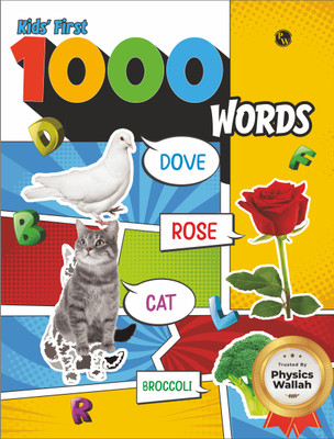 First 1000 Words Book For Kids- Picture Book for 1 to 6 Year Old | 50+ Topics  - Kid's alphabet ABC book with 1 Disc(English, Paperback, Arora Parul)