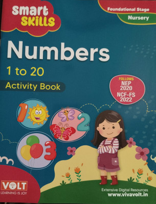 Smart Skills Numbers 1 to 20 Activity Book Nursery(Paperback, VivaVolt Learning)