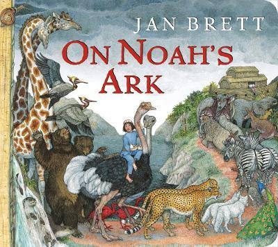 On Noah's Ark (Oversized Lap Board Book)(English, Board book, Brett Jan)